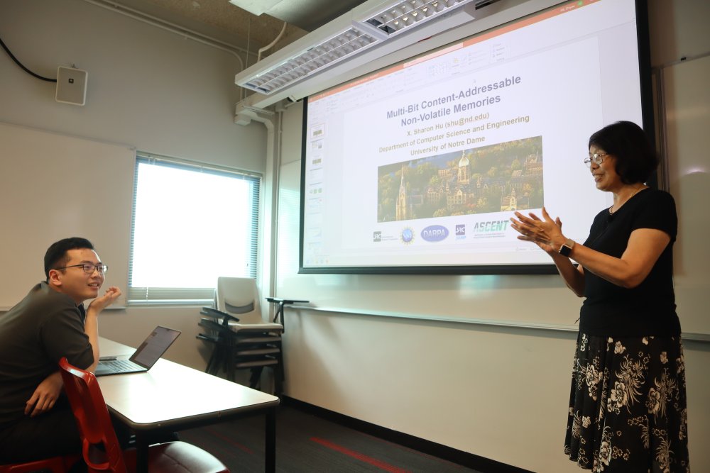 ACCESS Research Team member is interested in the topic shared by Prof. Sharon TU during Master Lecture of “Multi-Bit Content-Addressable Non-Volatile Memories”.